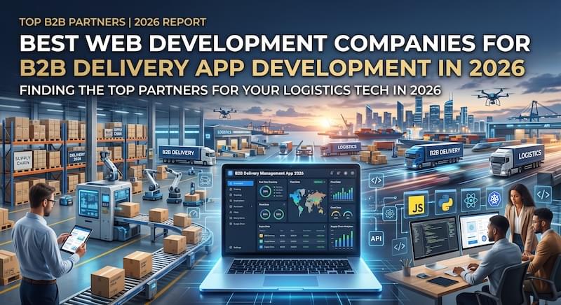 Meilleures entreprises de développement web pour les apps de delivery B2B en 2026